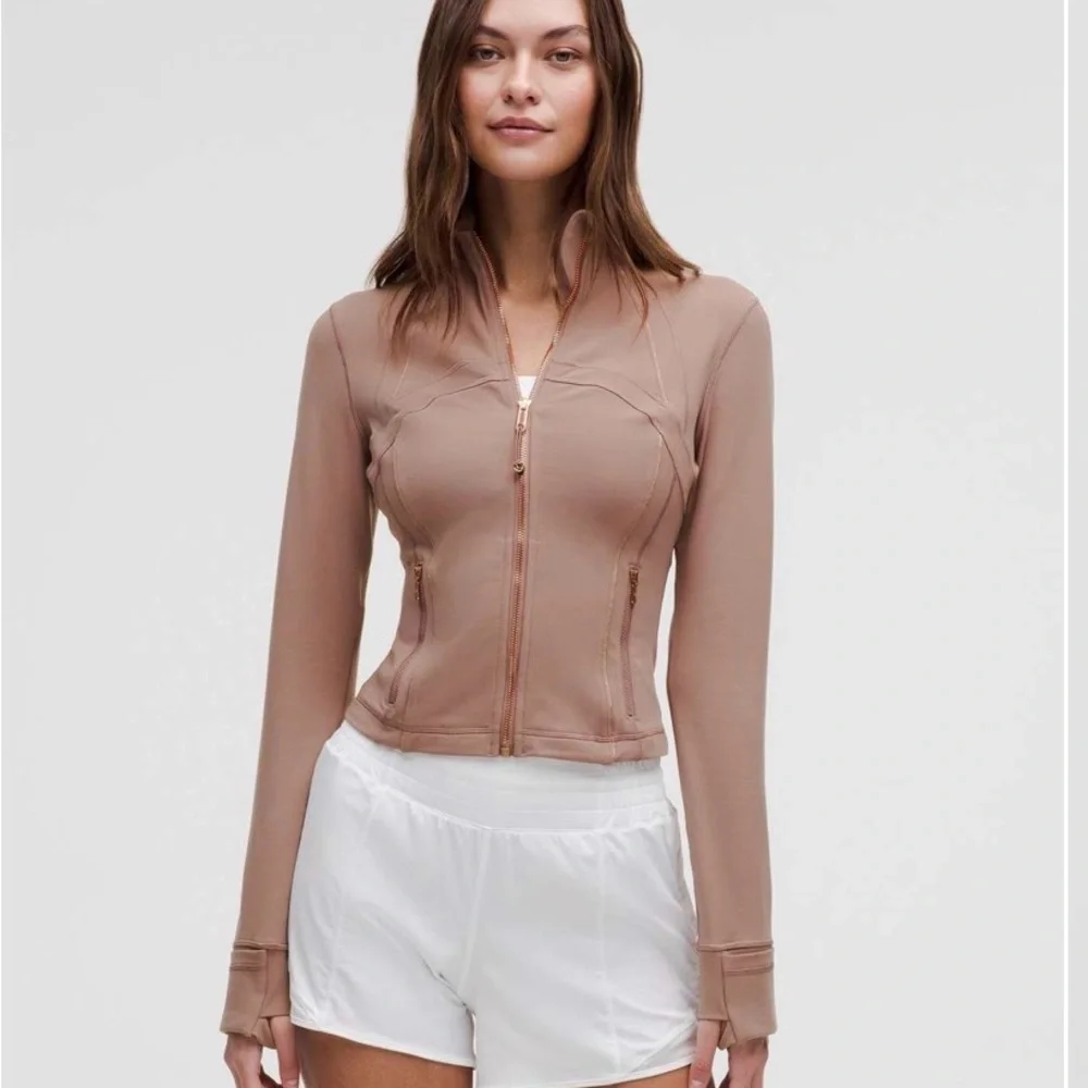 Lululemon Define Cropped Jacket Luon *Sparkle in Twilight Rose - Picture 1 of 8